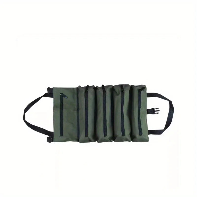 Roll-Up Tool Bag with Two Detachable Pouches