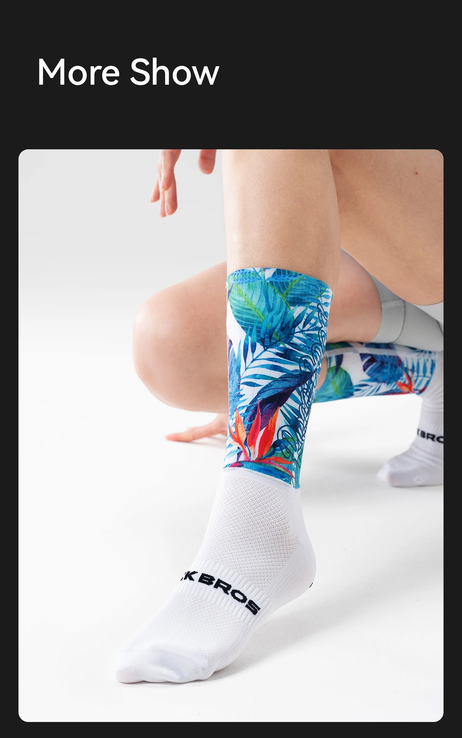 Compression Cycling Socks Knee-High Non-Slip Sports Performance Socks