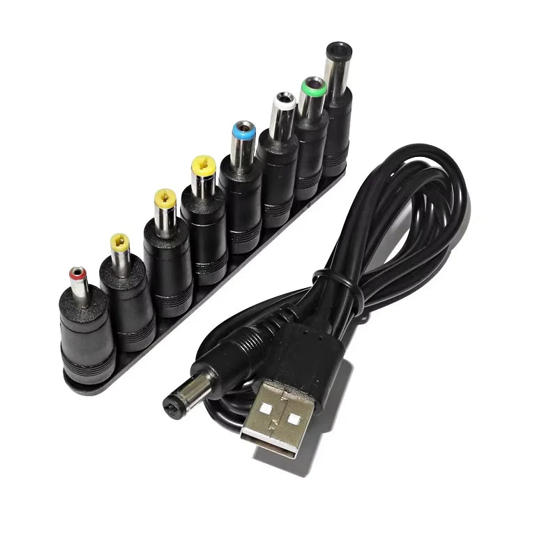 كابل طاقة USB إلى DC 5V مع أطراف توصيل