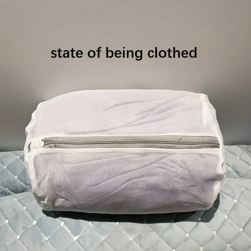 Versatile Shoe Washing Bag - Durable Mesh Laundry Bag for Sneakers, Running Shoes, Socks & Bras with Zipper Closure, Laundry Bag 