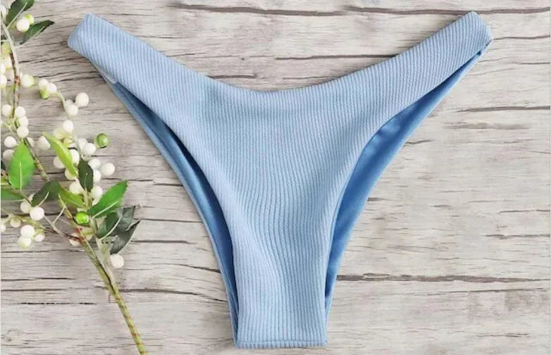 Damska góra lub dół bikini z kokardką - oddzielne części
