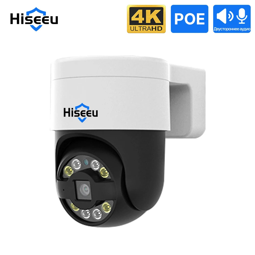 8MP PoE PTZ IP Camera with Color Night Vision