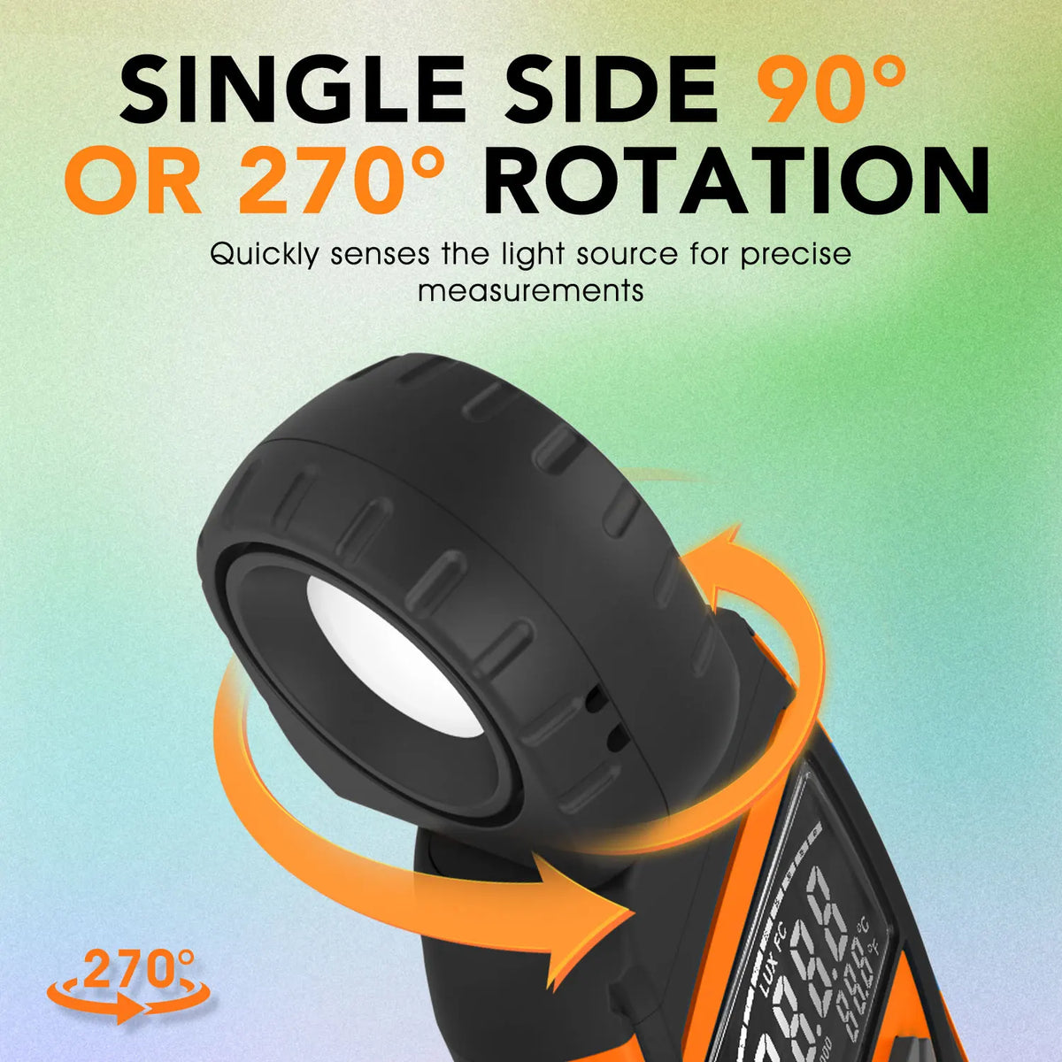 8801B Digital Light Meter with Rotating Sensor