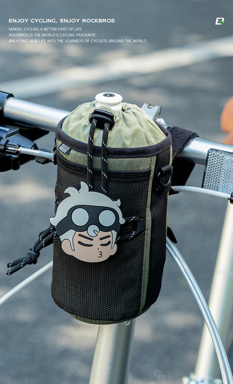 Bicycle Handlebar Bag 1L Light & Rainproof Bottle Carrier