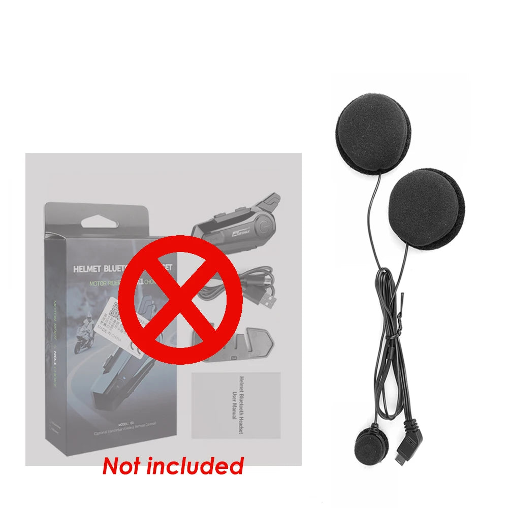 Deli mikrofona za motoristično čelado X1 Plus, Bluetooth interkom slušalke, vodoodporni motoristični interfon