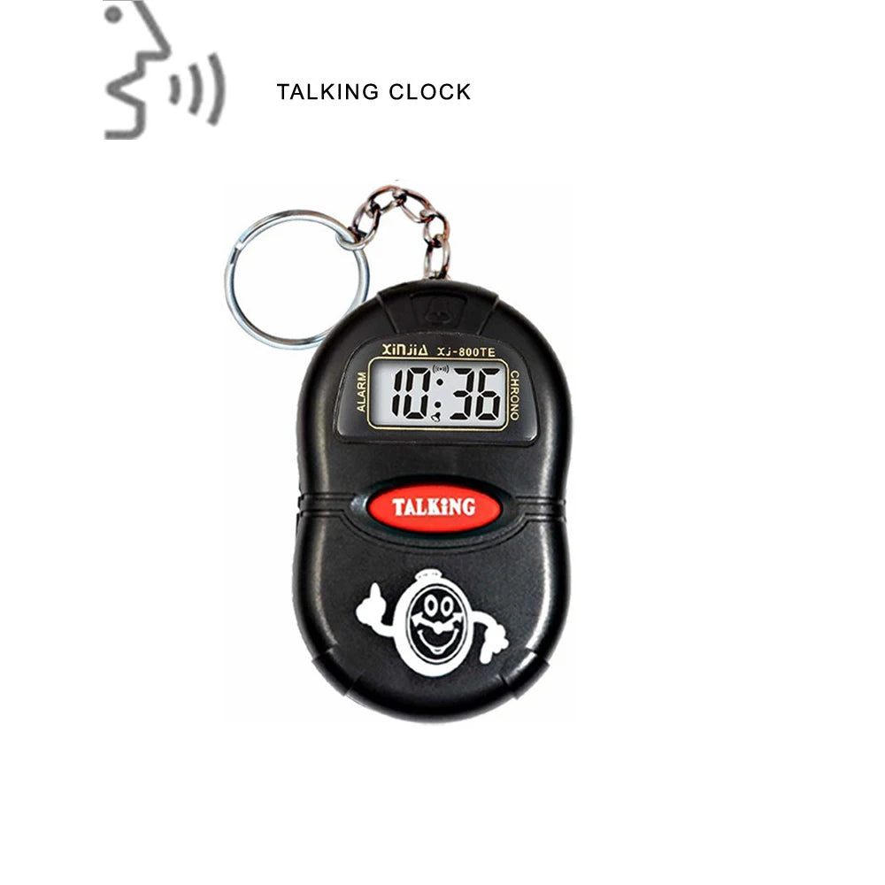 Talking Keyring Alarm Clock - Language Options