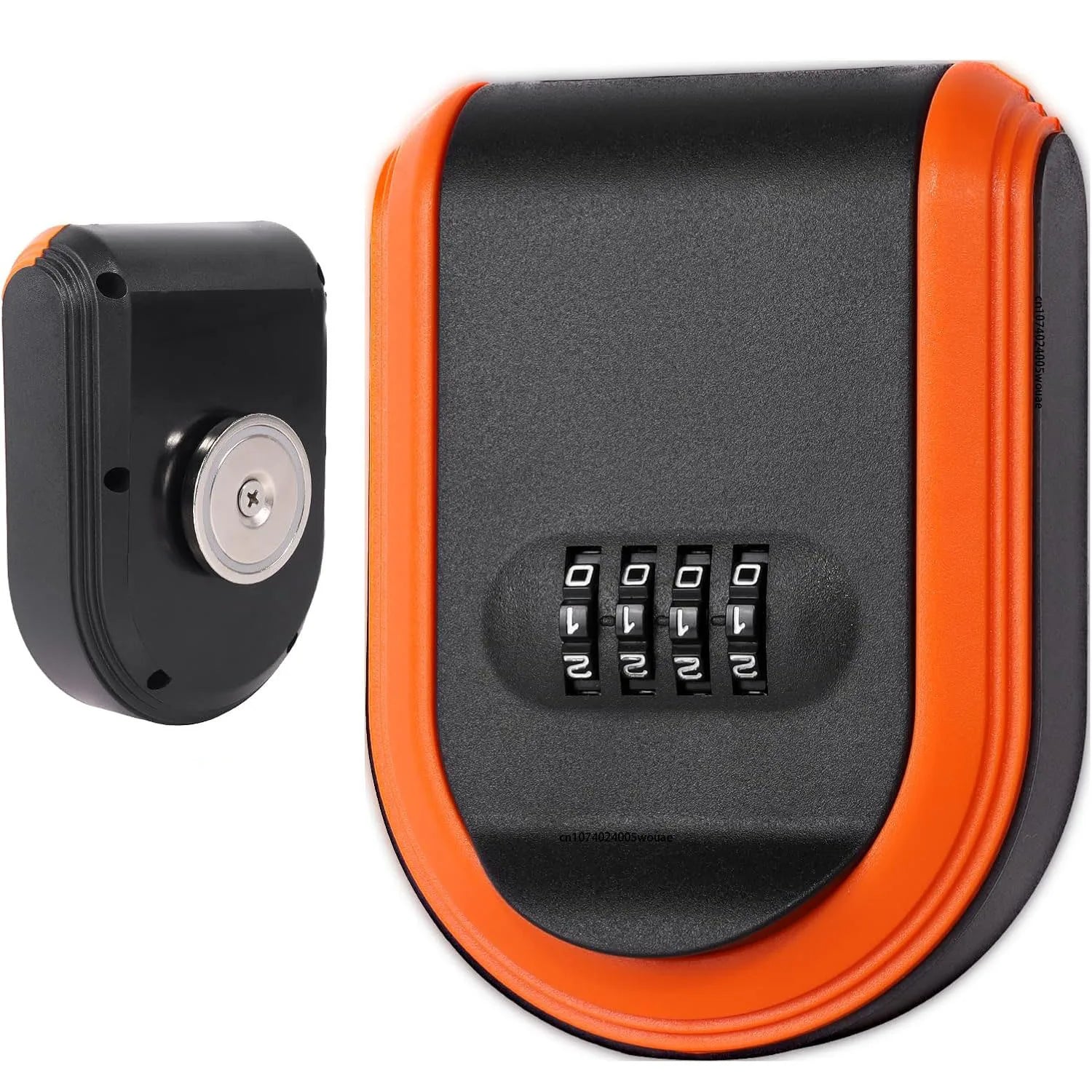Magnetic Key Lock Box with 4-Digit Code for Car or Outdoor Use