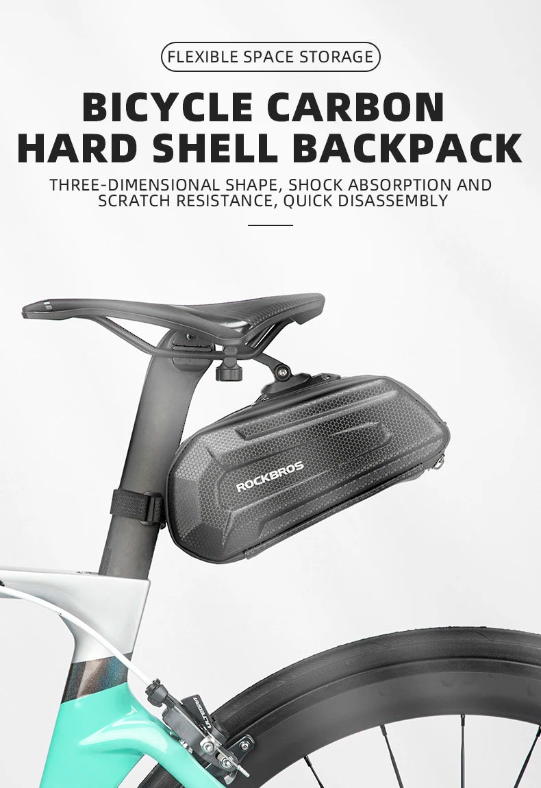 1.7L Waterproof Bicycle Rear Seat Bag