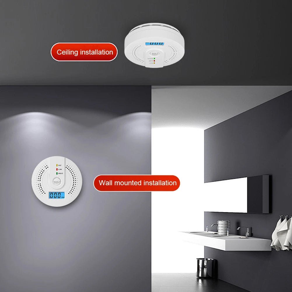 Digital Carbon Monoxide Alarm with Status Light