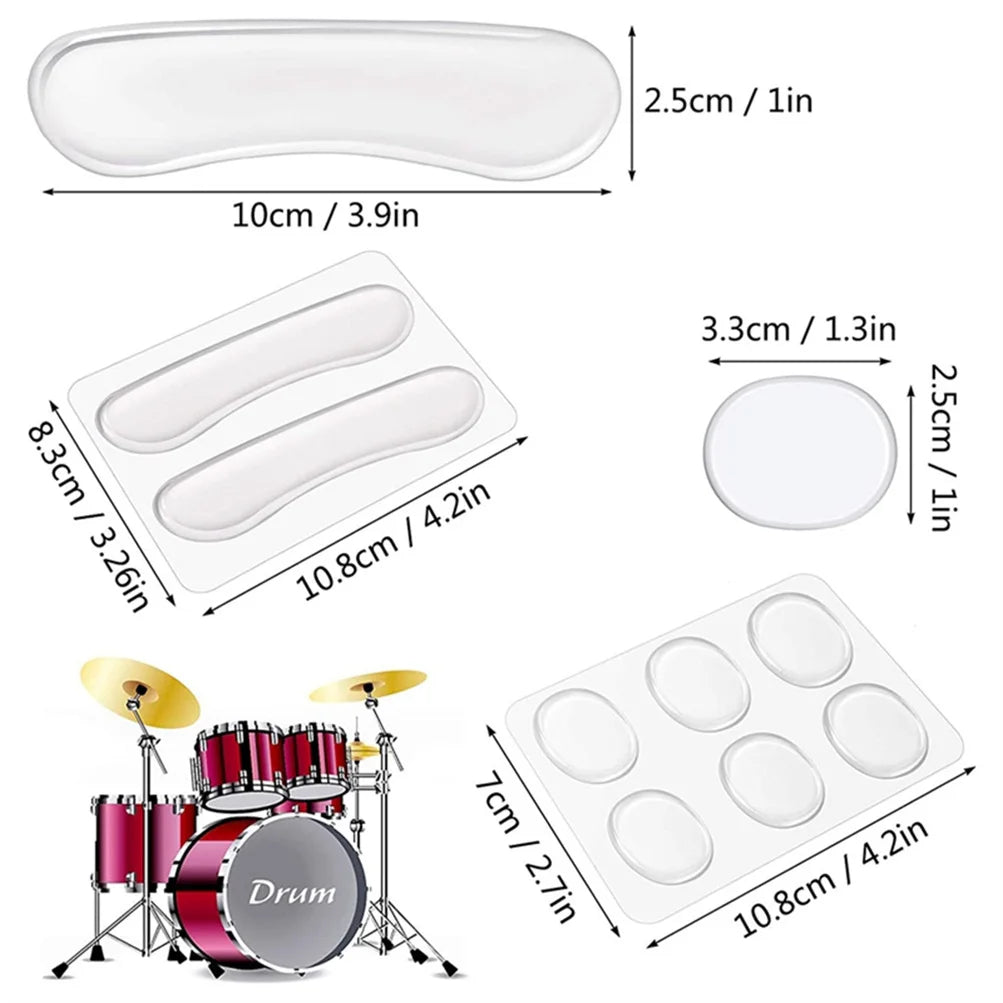 Silicone Gel Drum Damping Pads