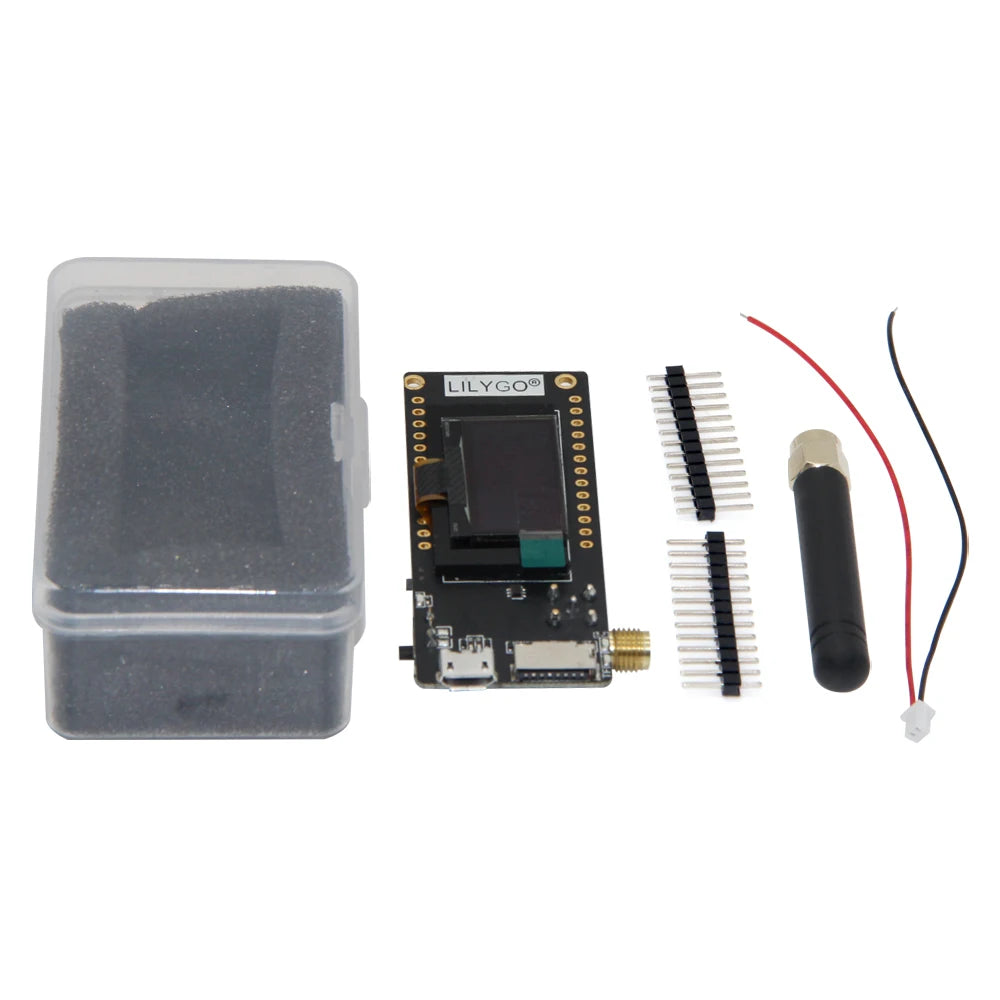 Modulo ESP32 LoRa32 V2.1 con OLED, WiFi, Bluetooth e antenna SMA