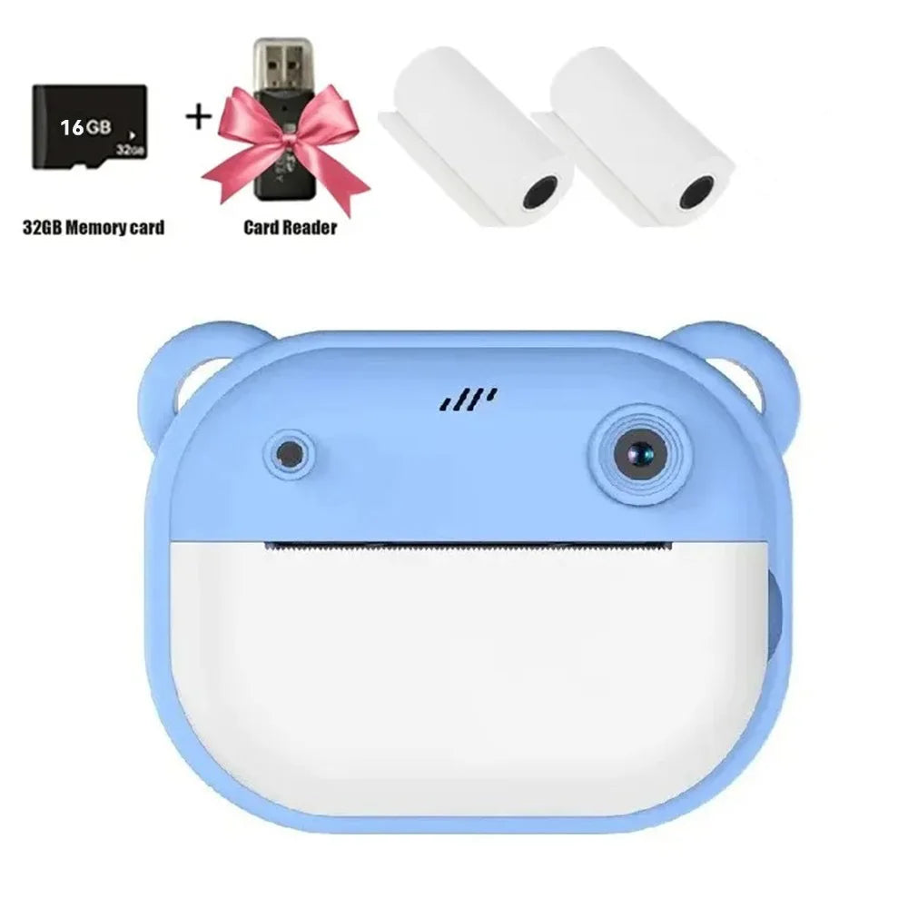 Kids Instant Print Camera with 32G Memory Card