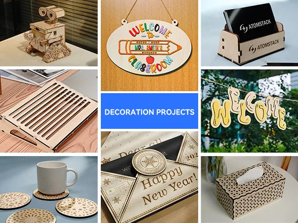 20W lasergraveerder met een werkgebied van 400×400 mm en Bluetooth-bediening
