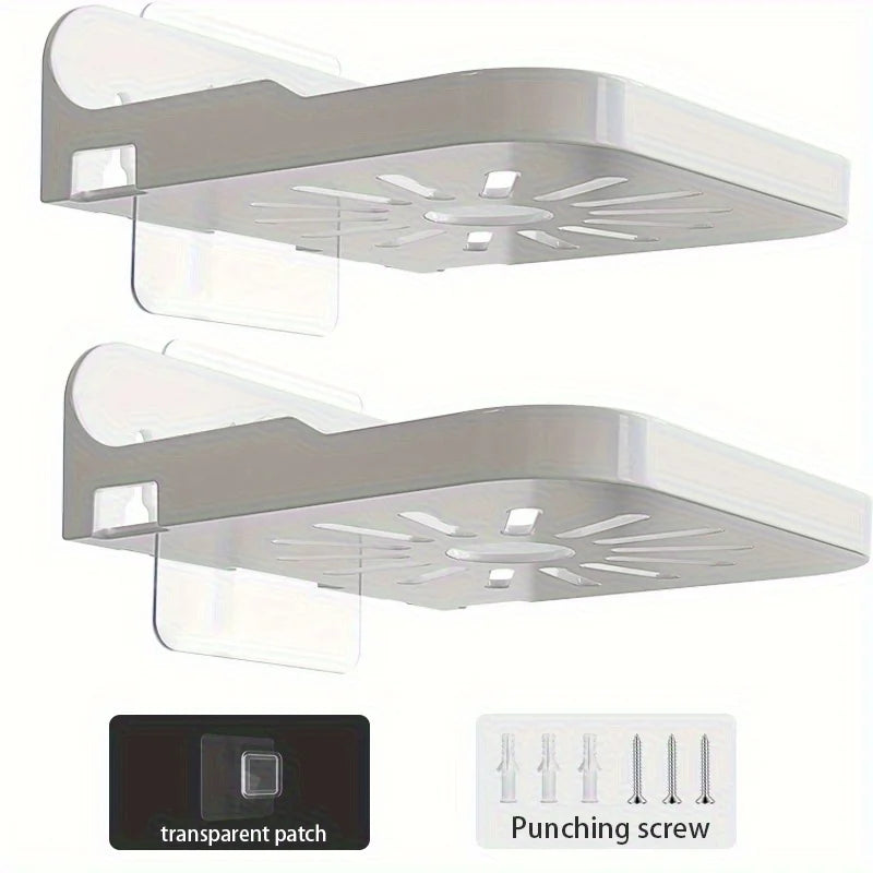 Universal Non-Drilling Wall Mount for CCTV Camera - Durable and Space-Saving Storage Holder 