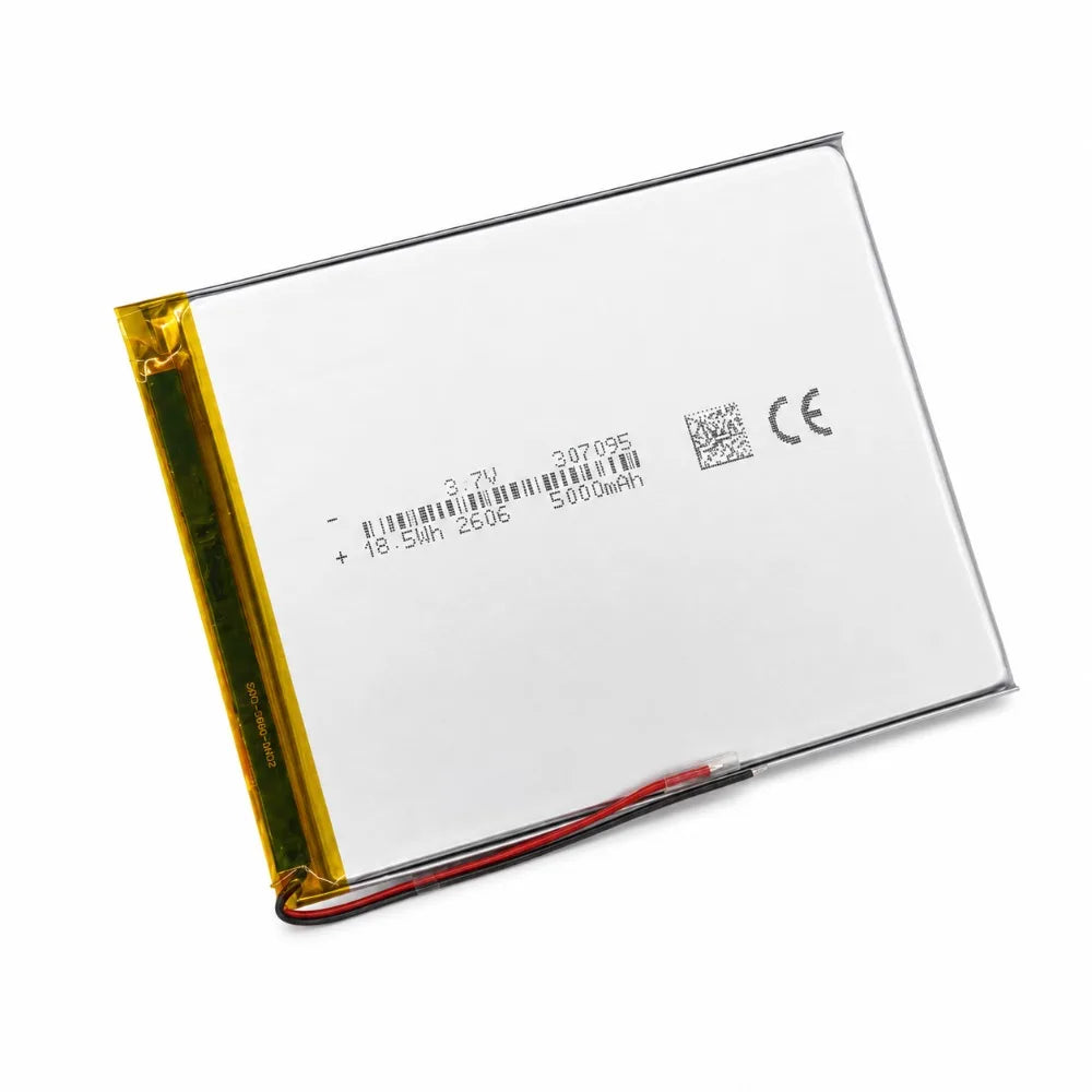 Rechargeable 5000mAh 3.7V Li-Polymer Battery 307095/357095