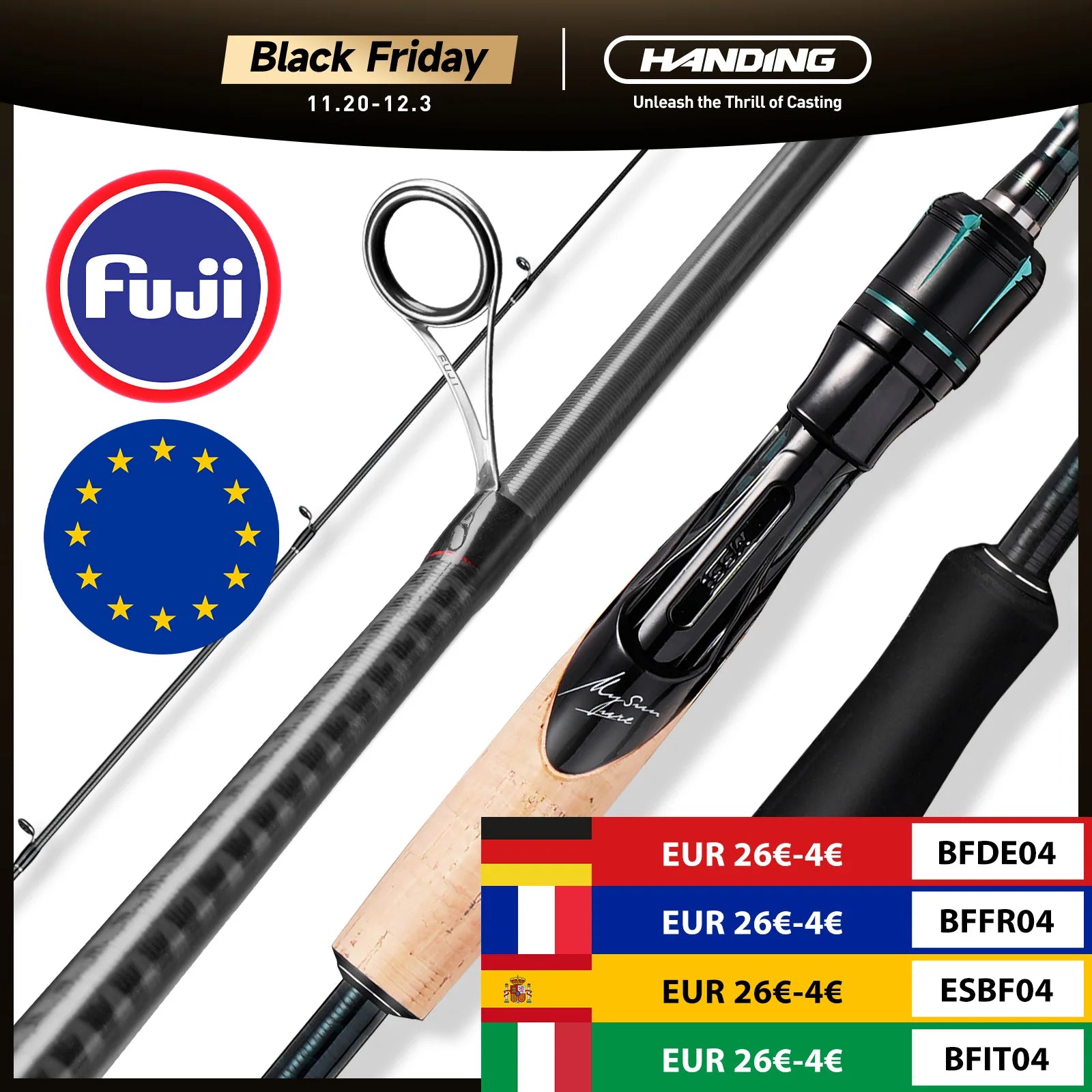 HANDING Magic L Spinning & Casting Fishing Rod