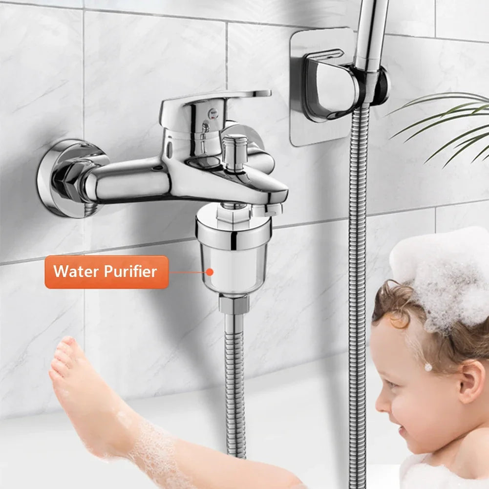 Inline Shower Sediment Filter with PP Cartridge Options