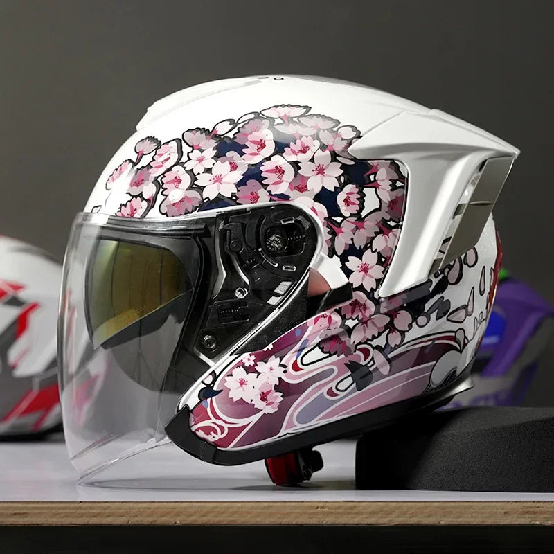 Ryzen RO-5 Unisex Half Motorcycle Helmet