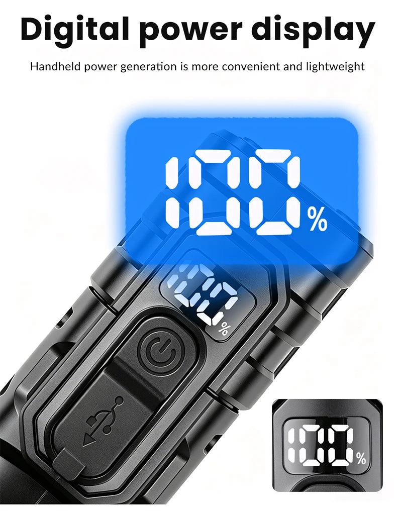 led flashlight strong light super bright long battery life outdoor multifunctional work light small portable flashlight