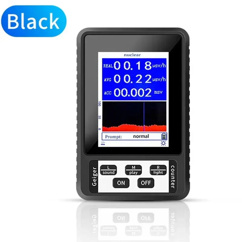XR-1 Nuclear Radiation Detector with Color Display - Professional Geiger Counter for Beta Gamma X-ray Personal Dosimeter