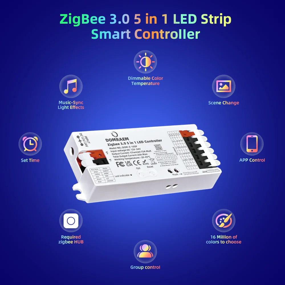 Zigbee 3.0 PWM-LED-nauhuri