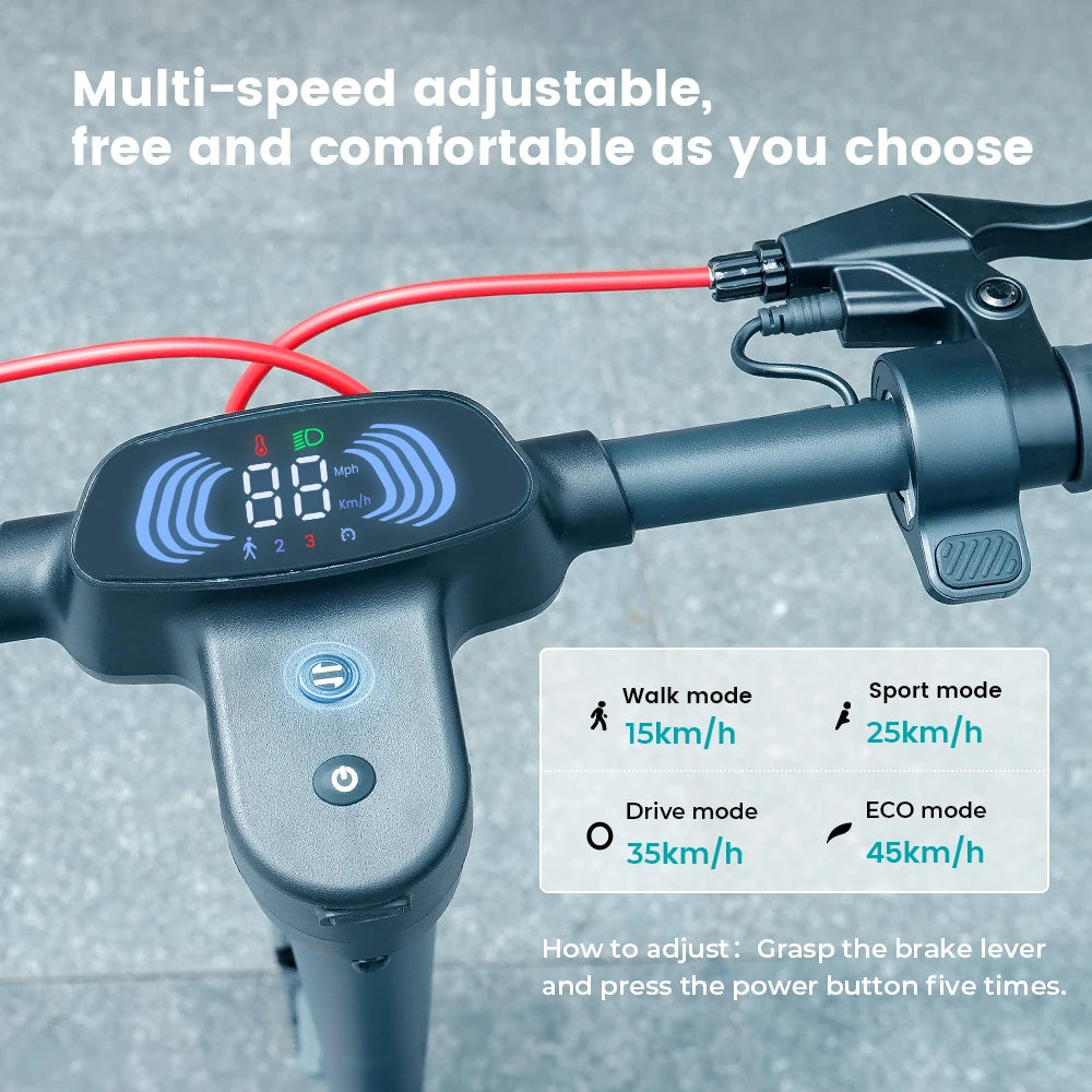 iScooter i10Pro Electric Scooter with Long-Range Power