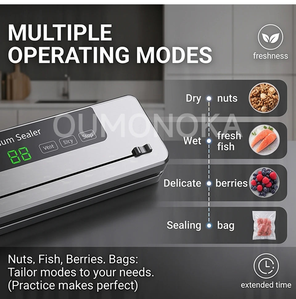 Vacuum Food Sealer - Plug Options