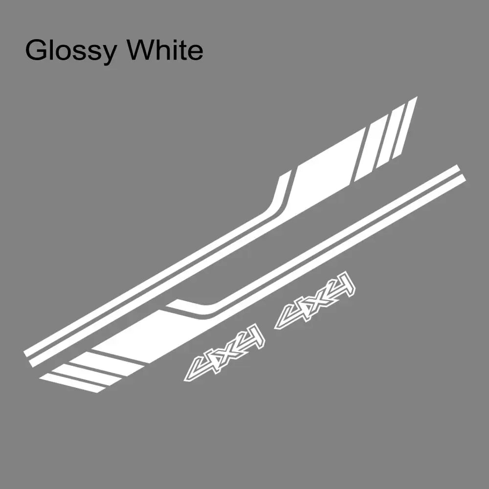 1 Pair Sport Modified 4x4 Off Road Side Letter Waist Line Stripe Body Sticker  Decals Decor for Suzuki Jimny 2019 2020 2021 2022