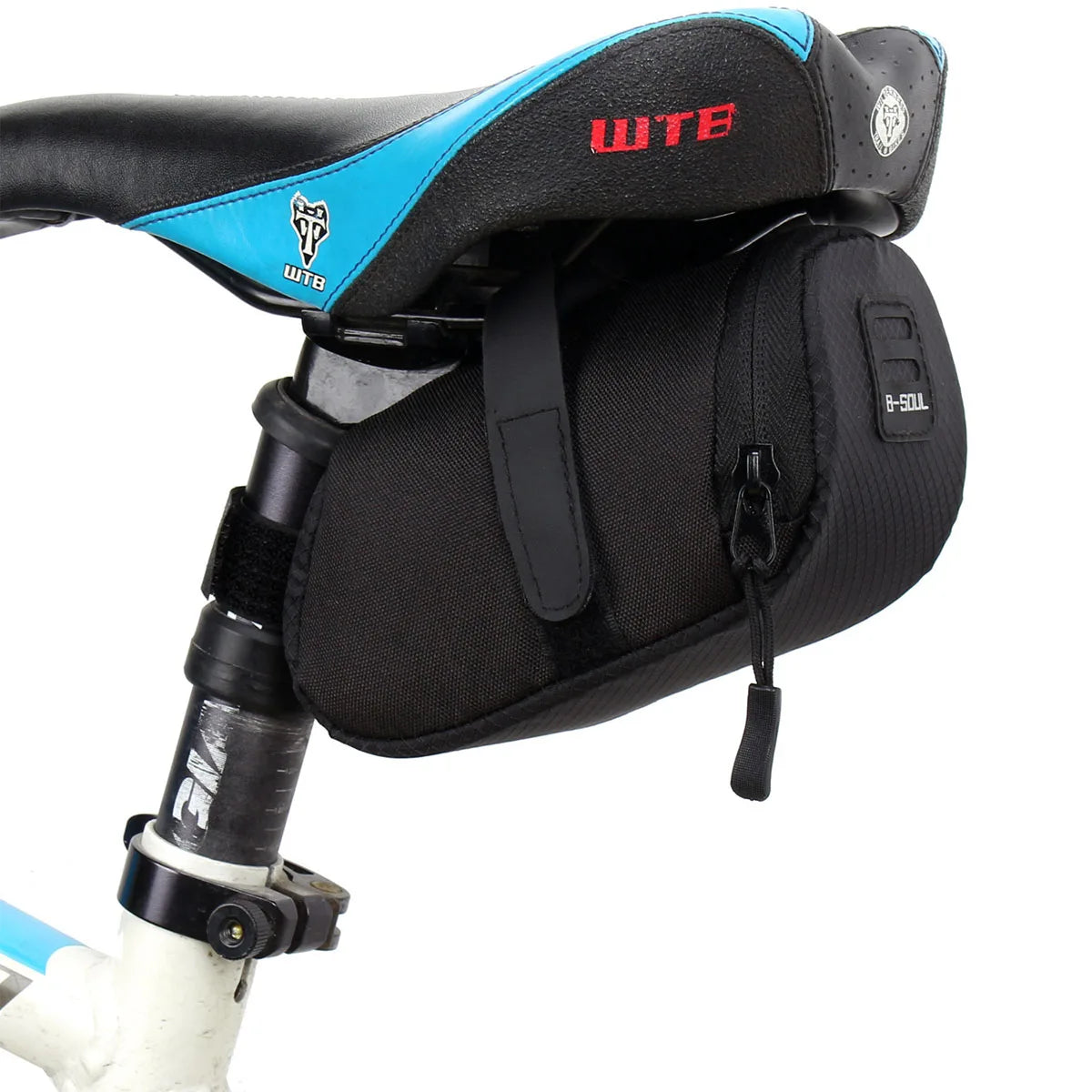Borsa per attrezzi da bicicletta da fissare sotto la sella