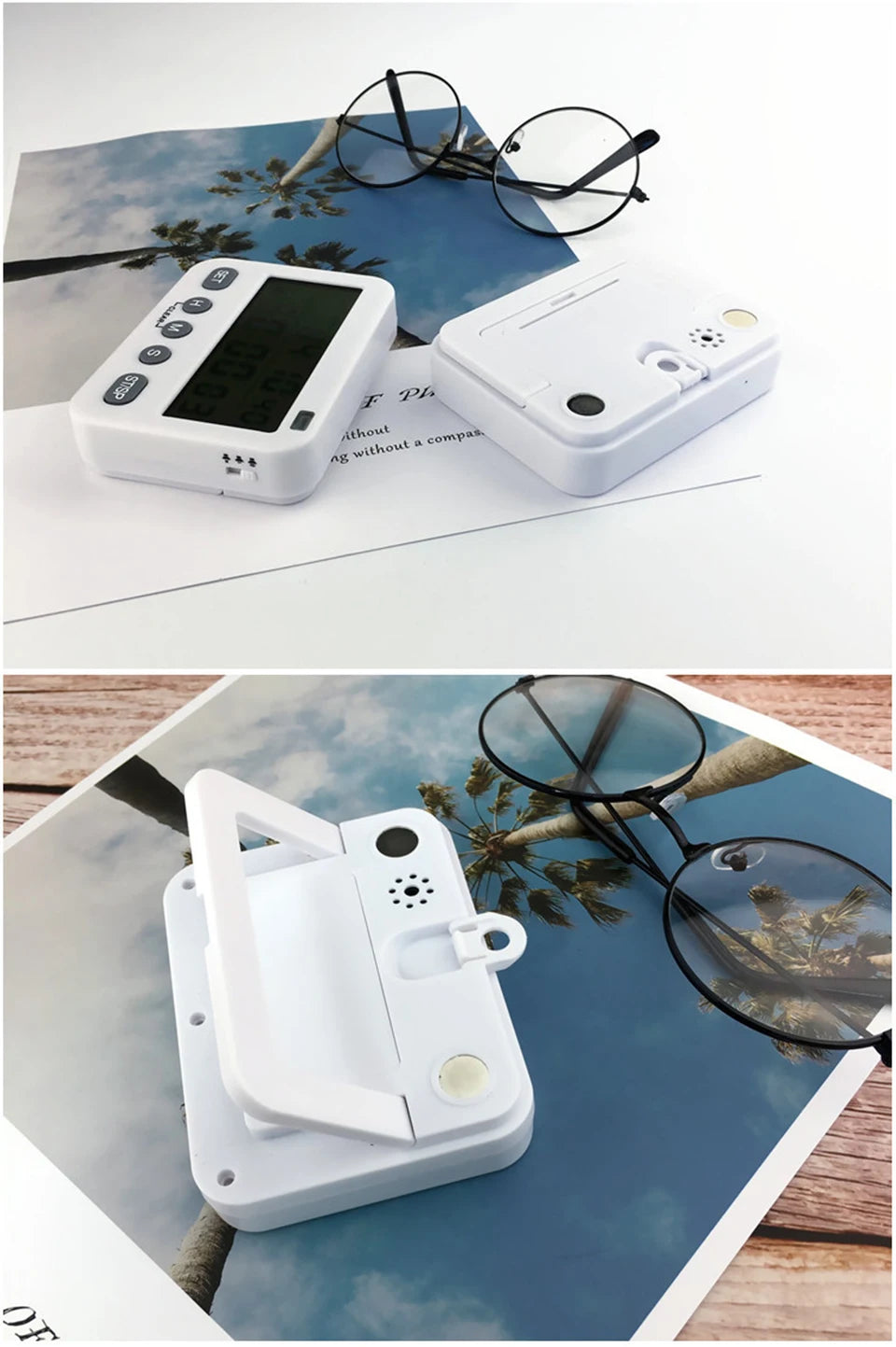 Dual Digital Kitchen Timer - Vibration Option