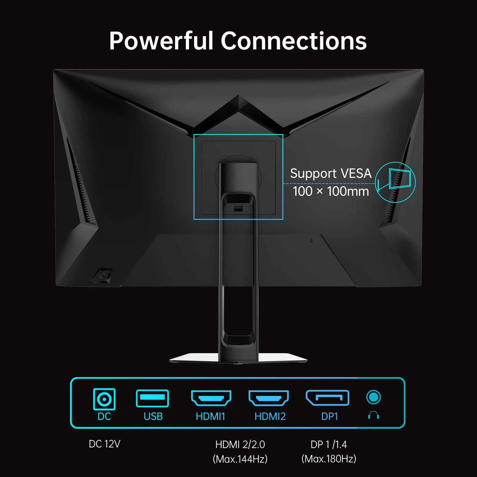 KTC H27T22C 27" Gaming Monitor 180Hz QHD Fast IPS