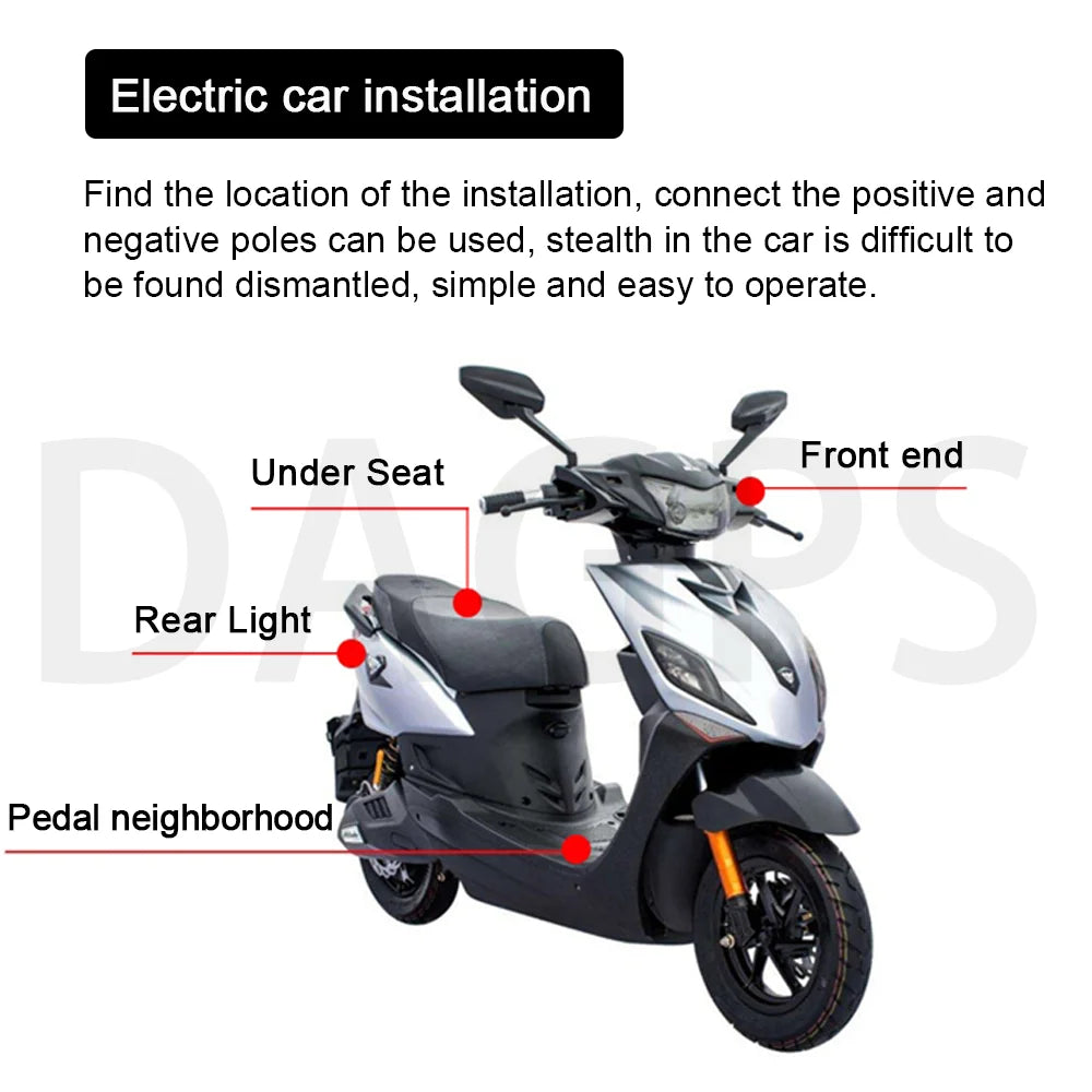 DAGPS Mini GPS Tracker TK205 Device ST-901 Car Motorcycle GSM Locator Remote Control With Real Time Listening System APP - Spy-shop.com