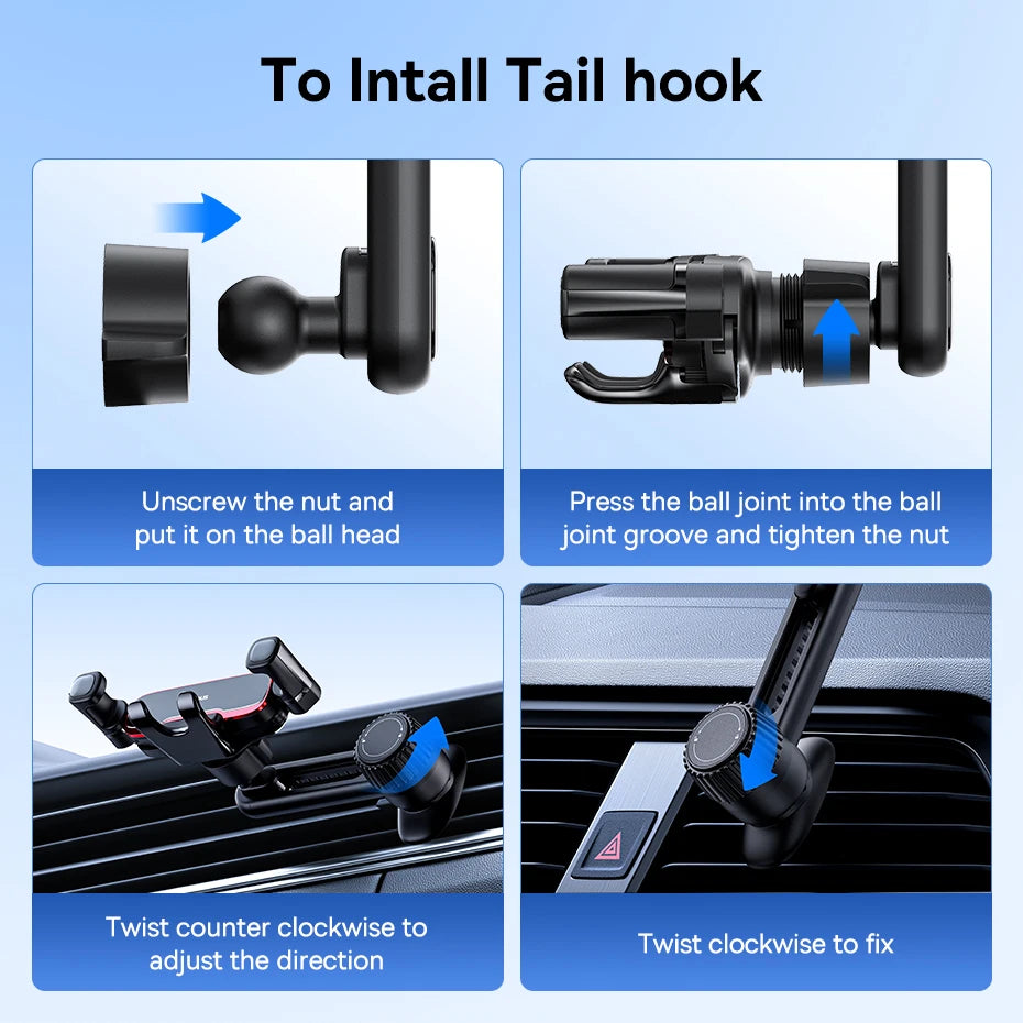 Baseus Auto Clamping Car Phone Mount Air Vent Gravity Holder