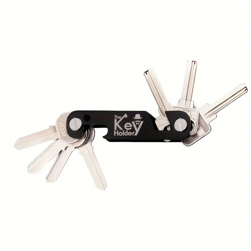 Compact Folding Key Organiser, Black
