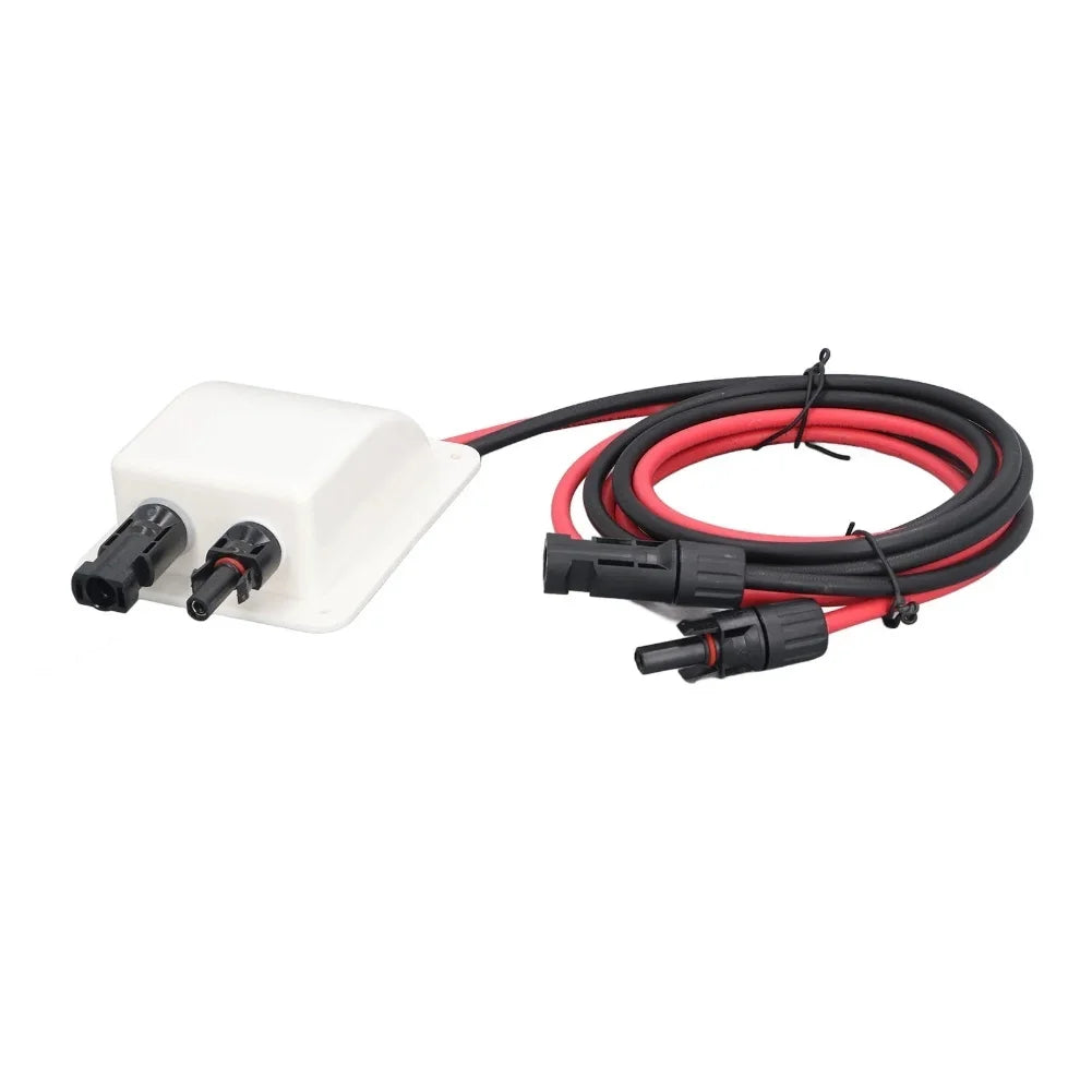 Solar Car Junction Box Solar Extension Wire Cable PV Wire Entry Gland Box Roof Wire For RV Caravan Boat Yacht Auto Accessories