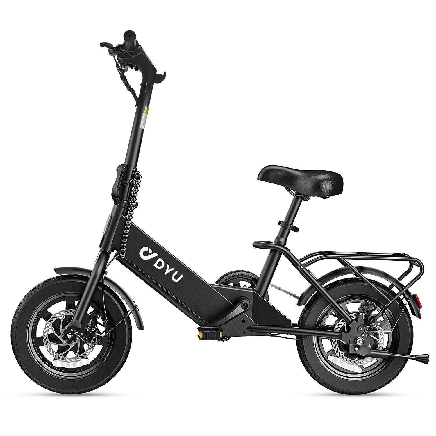 DYU C3 14" hopfällbar elcykel 36V litiumbatteri kompakt elcykel
