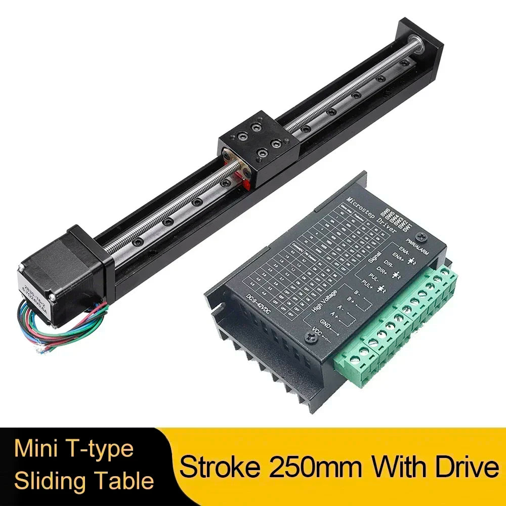 Kleines Linear-Schiebestage mit NEMA11 Motor - Optionen
