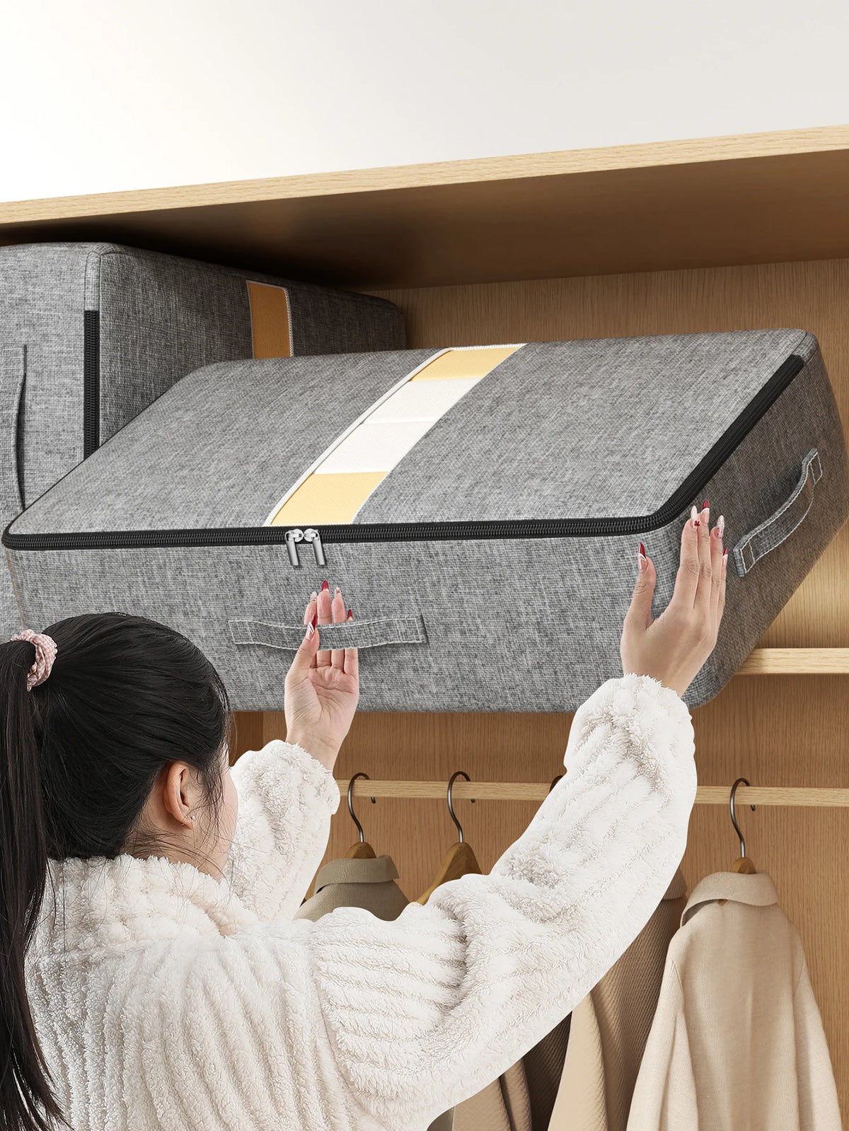 Extra Large Underbed Storage Bag with Zipper