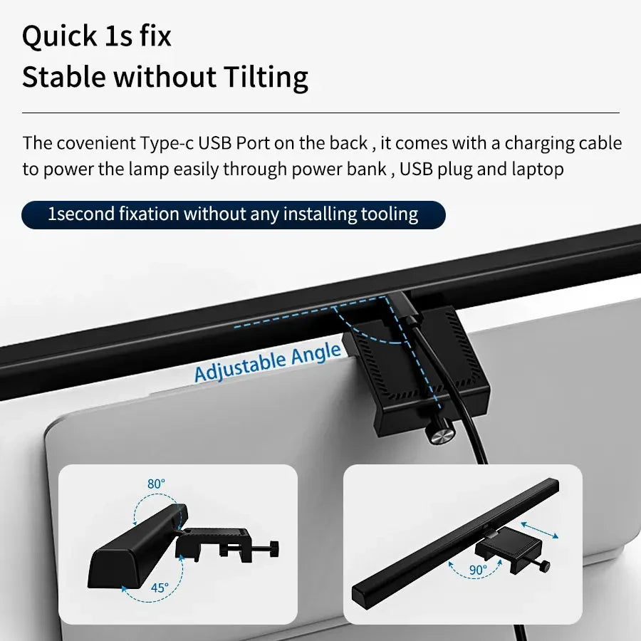 Svetlobna letev za monitor USB, 33 ali 50 cm