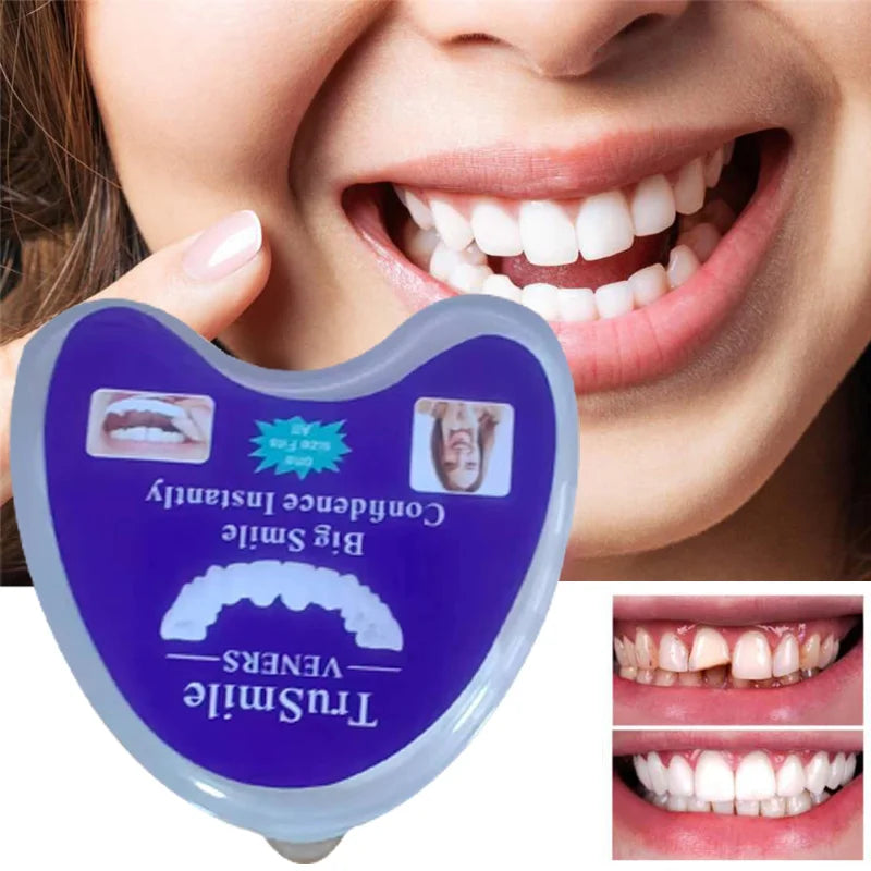 Temporary Silicone Cosmetic Tooth Covers, Upper or Lower