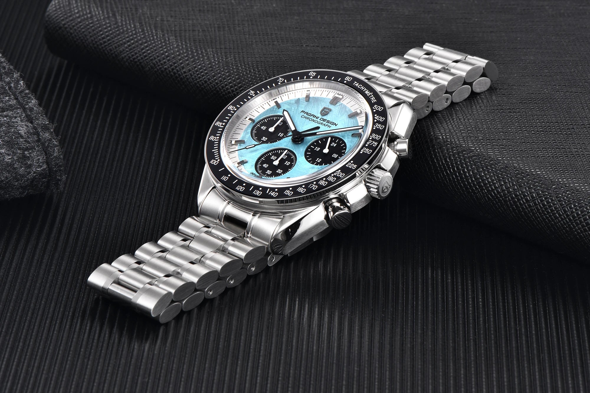 Pagani Design Chronograph Quartz Watch Men's Sapphire Steel 100M
