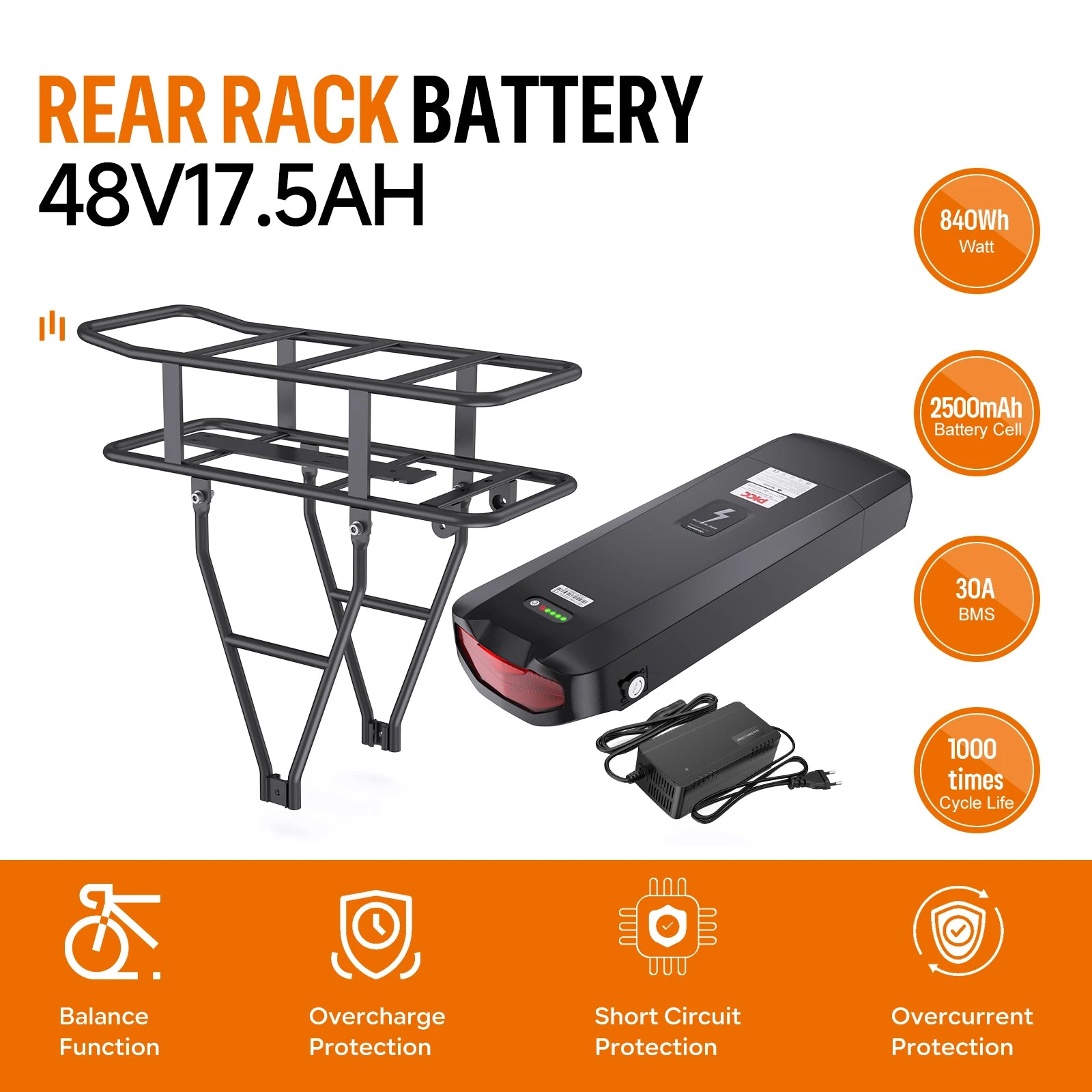 Electric Bicycle Battery Hailong 21700/18650 Pack for Powerful Ebikes