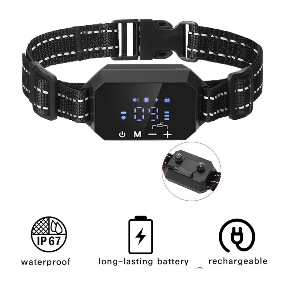 GPS Wireless Dog Fence Collar with 100–3300 ft Adjustable Range