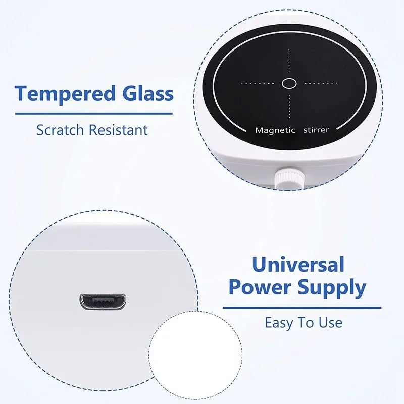 Mini Magnetic Laboratory Stirrer - Plug Options