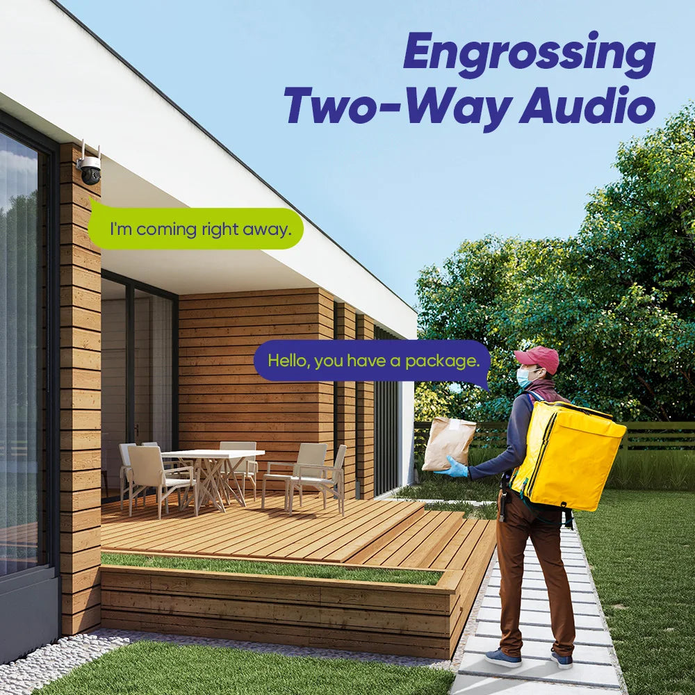 5MP 16-Channel Wireless PTZ Security Camera System with NVR