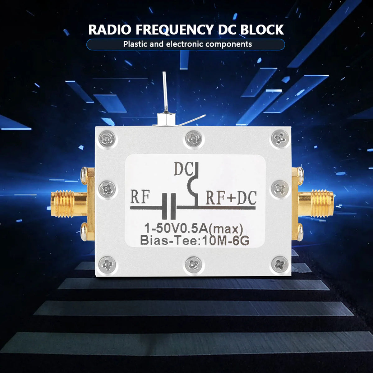10MHz-6GHz bredbånd RF-bias-te