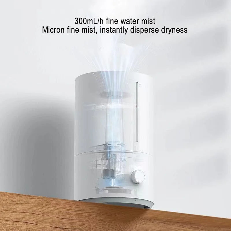 Xiaomi Luftfuktare 2 4L Tyst Dimma Luftfuktighetskontroll 300mL/h
