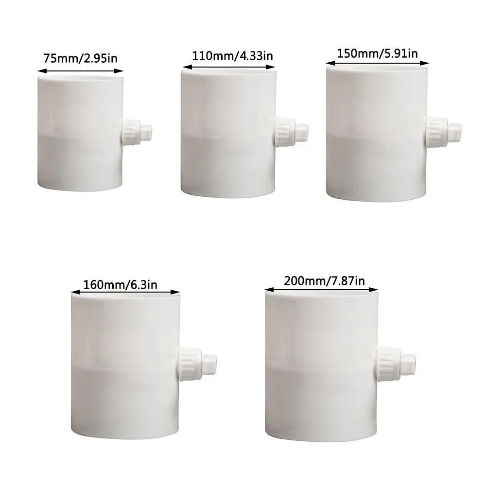 Rund manuell ventilasjonsreguleringsventil i PVC