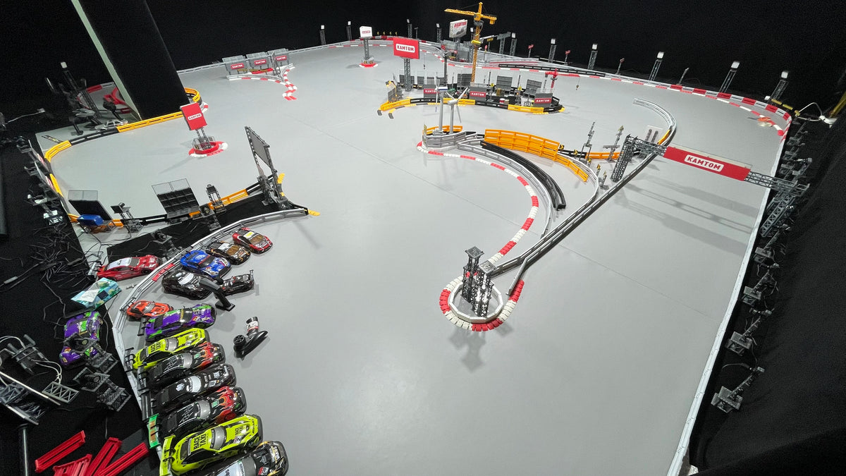 Veisperringer i plast til RC-driftbaner