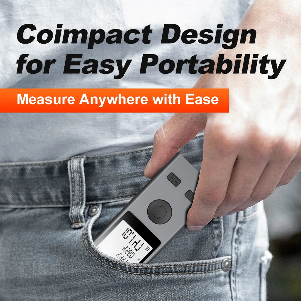 Rechargeable Mini Laser Distance Meter - Options